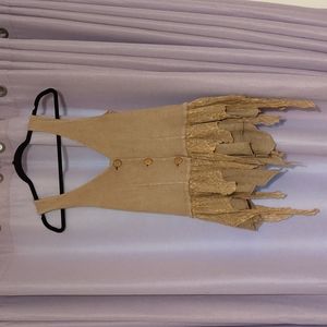 SOLD Gimmicks by BKE fairy cottage witch vest Bohemian hippie pixie